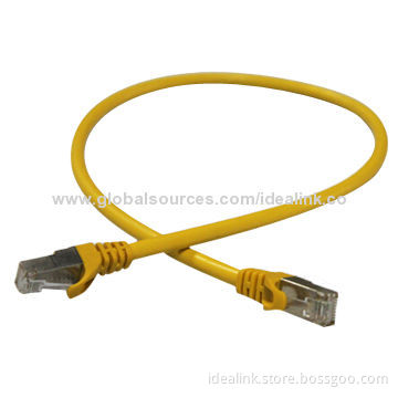 Cat5e FTP Patch Cord, Solid Copper, Available in Various Colors, OEM Brand Welcomed